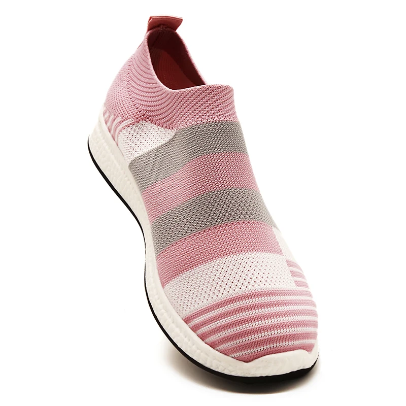 

New Women Sneakers Knit Sock Running Shoes Women's Casual Vulcanized Shoes Mesh Breathable Trainers Outdoors