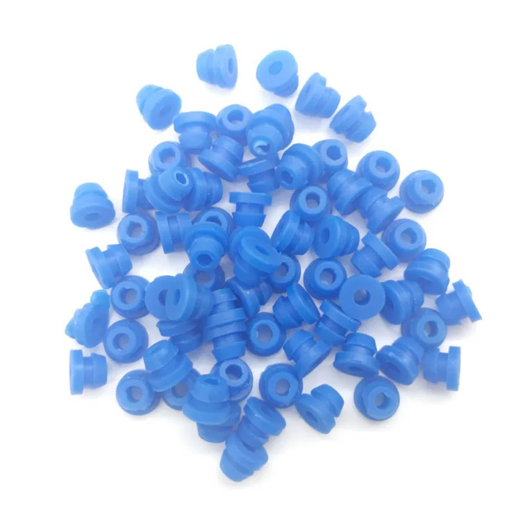 100 шт./пакет красочные мягкие резиновые прокладки соски для тату машинки иглы