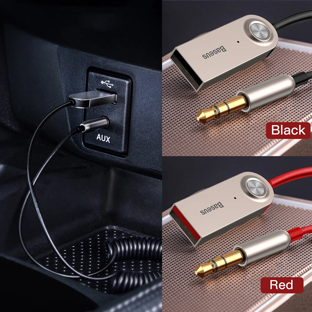 

For Desk Computer /macbook /notebook Bluetooth Aux Bluetooth Adapter Dongle Cable For Car 3.5mm Jack Plug