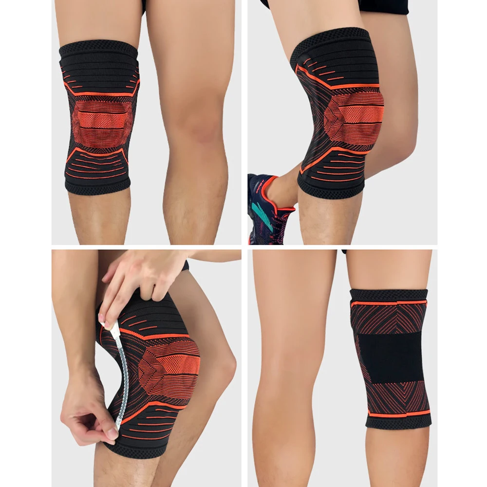 1 шт. коленной чашечки протектор коленного бандажа силиконовый весна колено