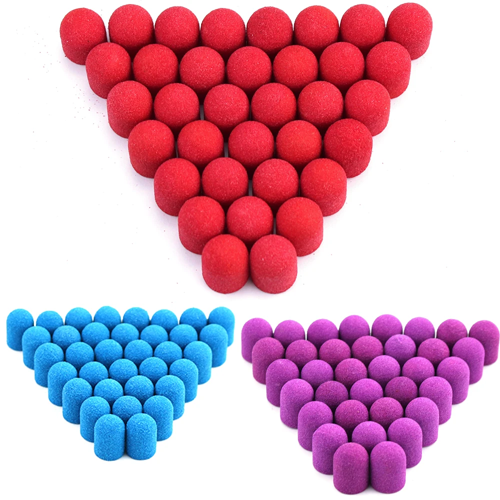 Колпачки шлифовальные для ногтей 10*15 мм 21 шт. | Красота и здоровье