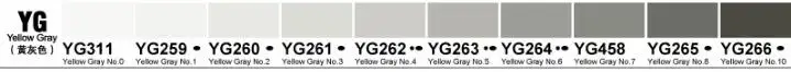 EF102-10colors-YG FINECOLOUR художественные маркеры двуглавый EF100/EF101/EF102 240/160/480 цвета художника эскиз спиртовой основе маркеры для анимационной манги - Цвет: EF102-10colors-YG