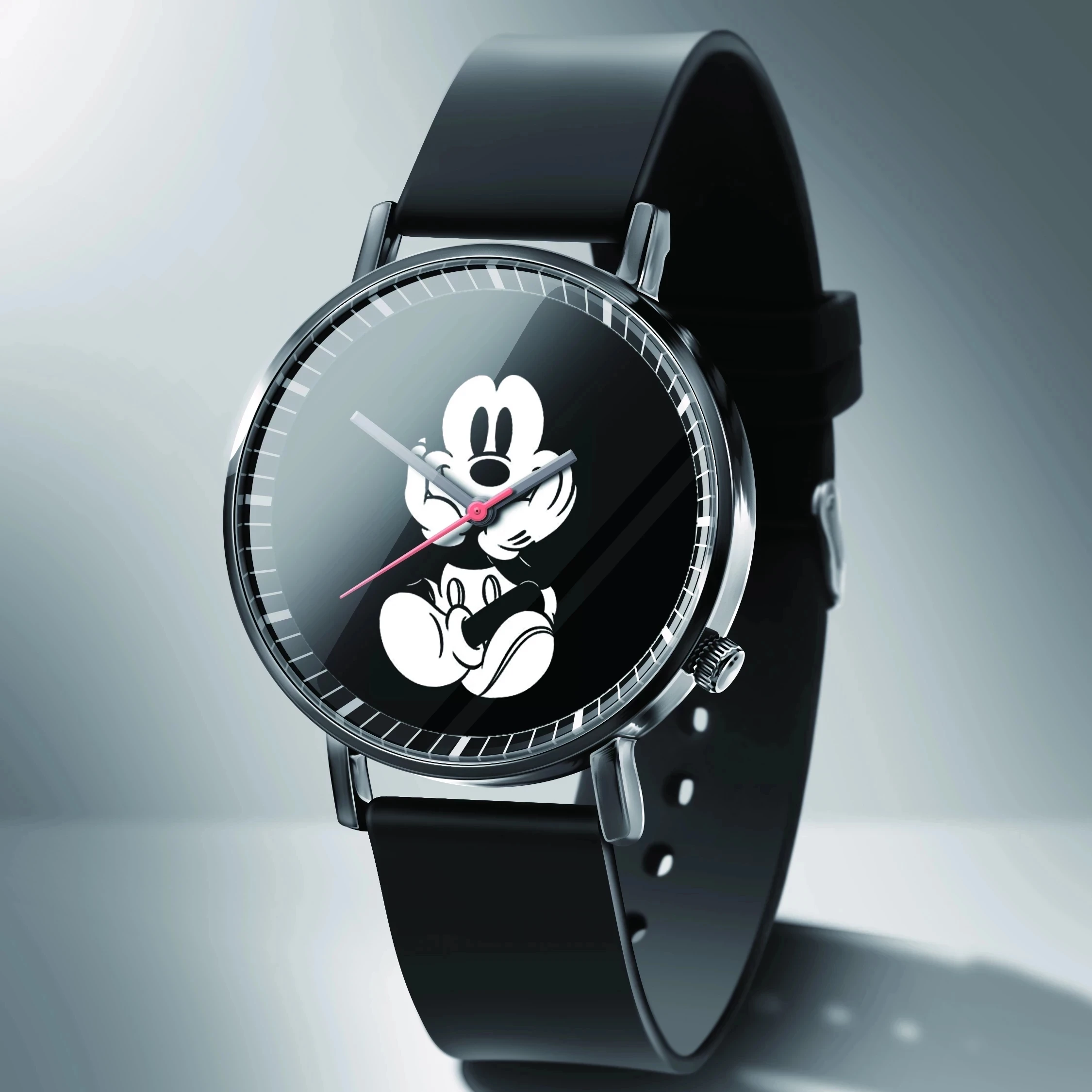 

Reloj Mujer 2021 Famous Brand Mickey Women Watch Boy Girl Anime Cartoon Leather Quartz Watches Women Casual Watch Kobiet Zegarka