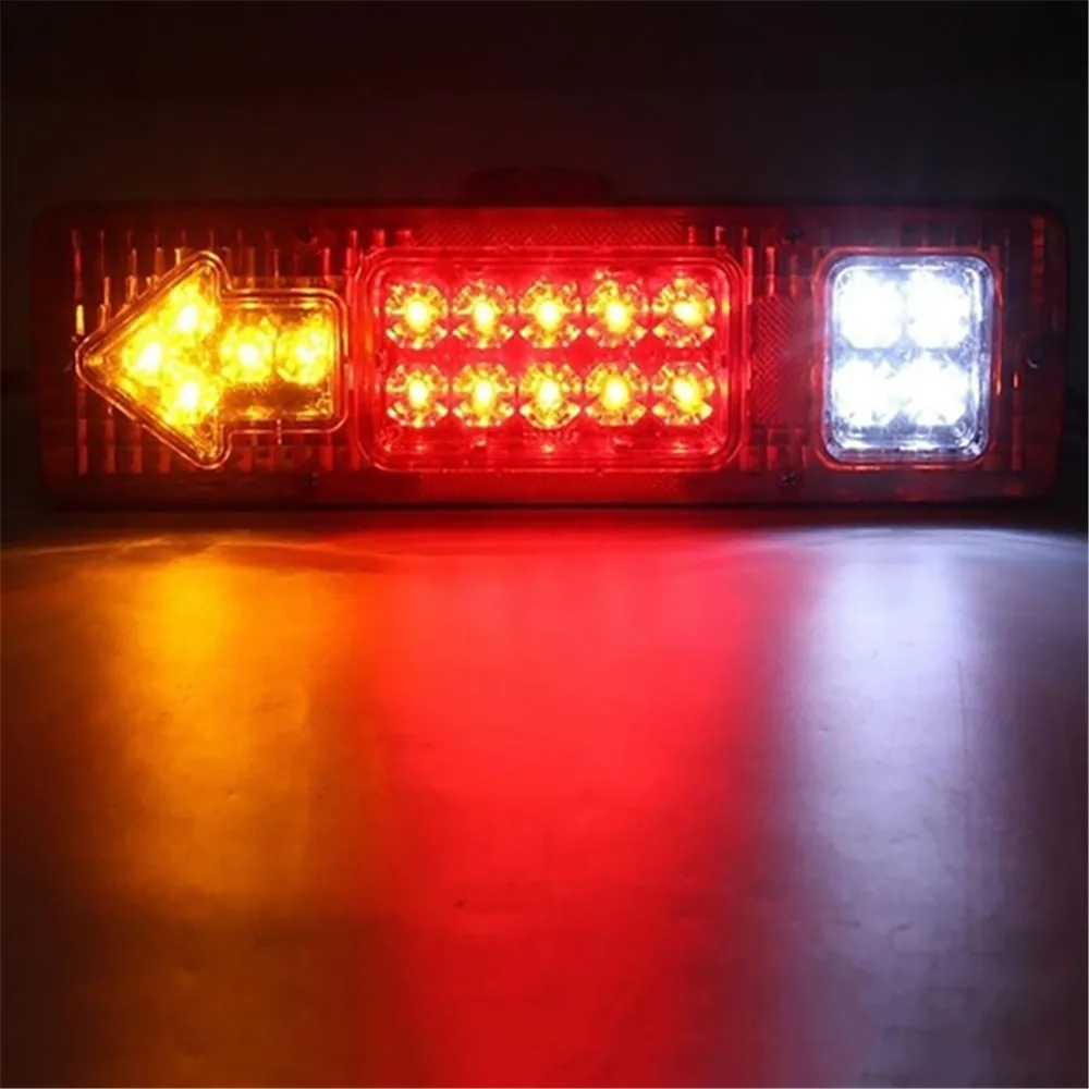 24V 19LED Водонепроницаемый автомобиля задний светильник s стоп сигнала поворота Revese