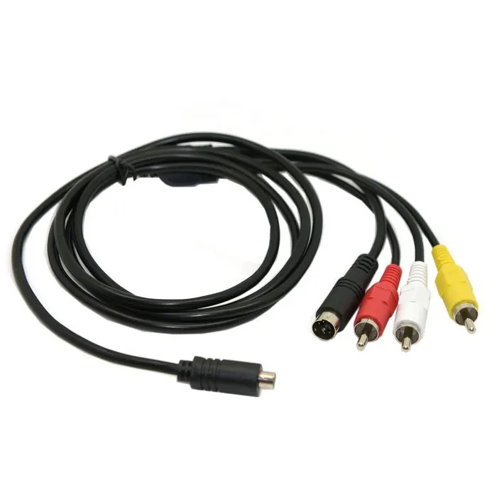 Высококачественный свинцовый AV-кабель 10-Pin DVI DV разъем к 3 RCA S-видео для Sony DCR Handycam