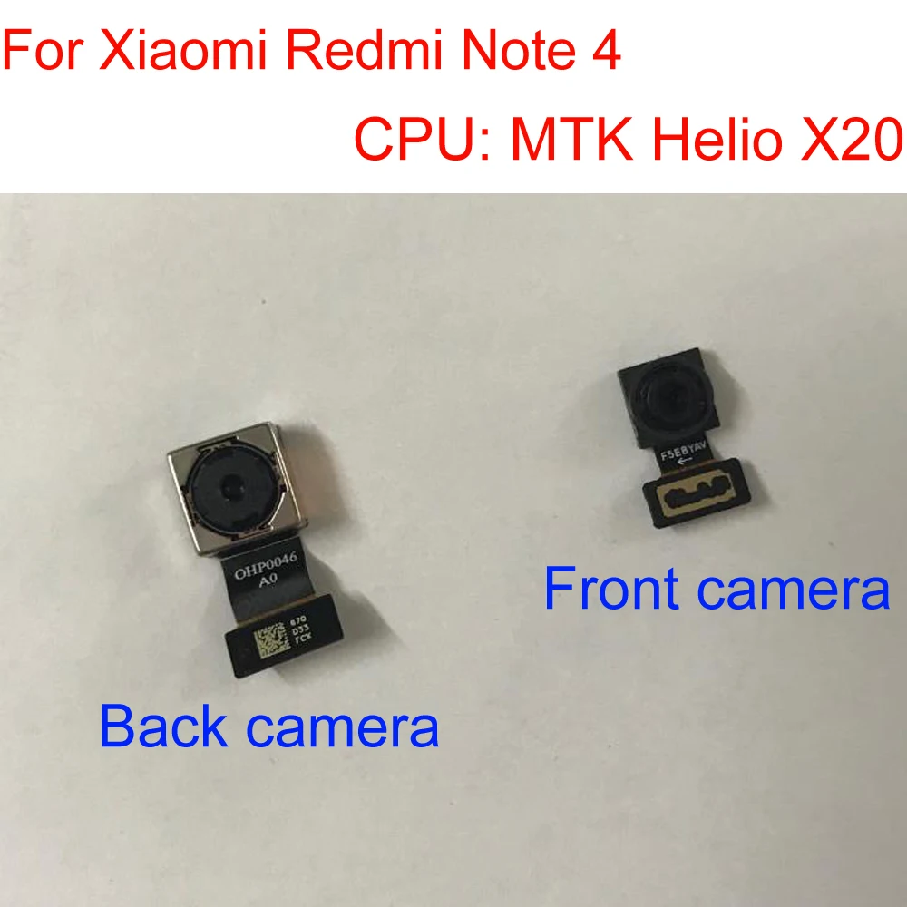 LTPro Оригинальная передняя маленькая/Большая основная задняя камера для Xiaomi Redmi Note