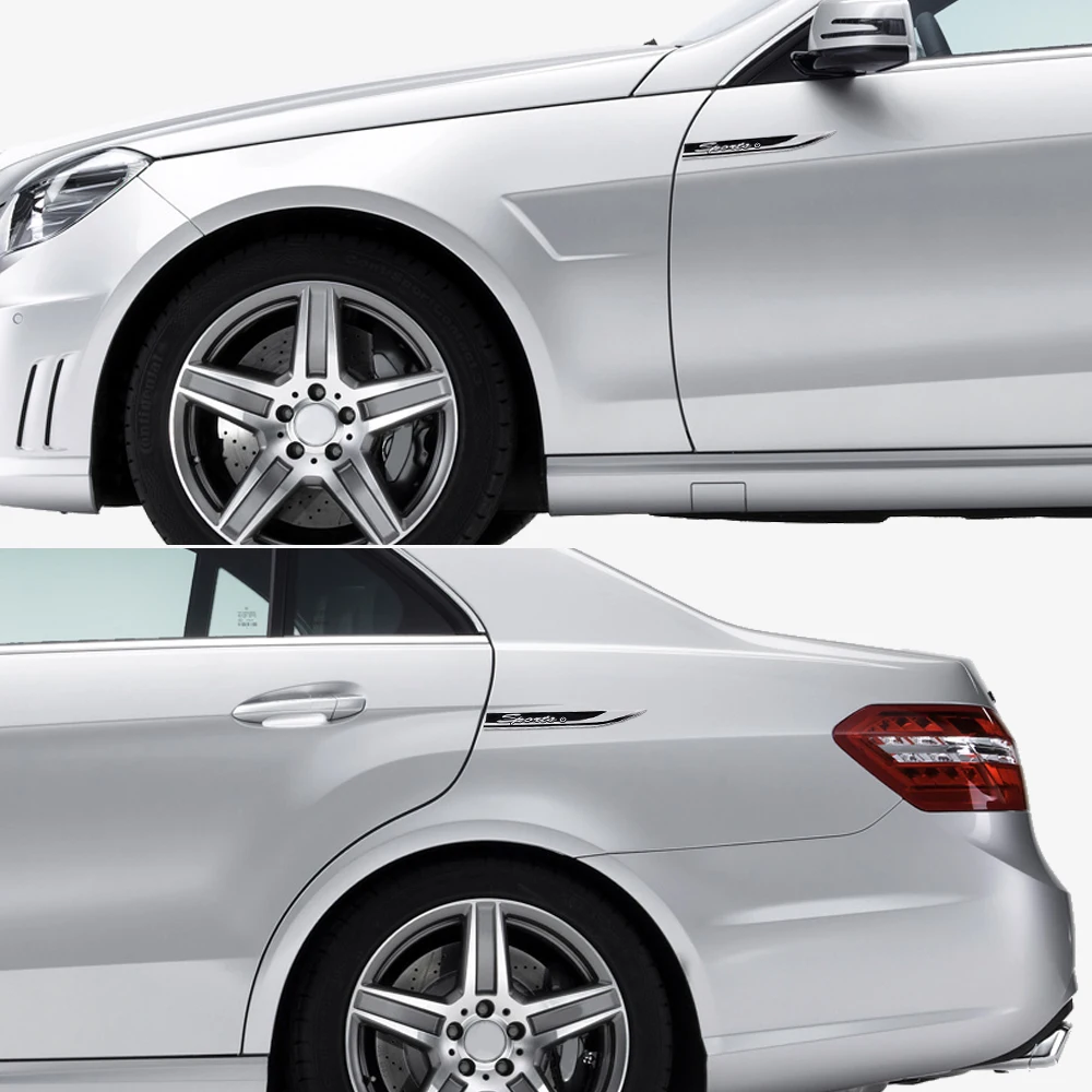 Автомобильные аксессуары наклейки с боковым крылом металлический декор эмблема