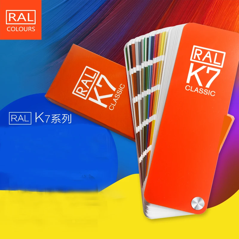 Бесплатная доставка Германия RAL K7 международный стандарт цветная карта raul-краска