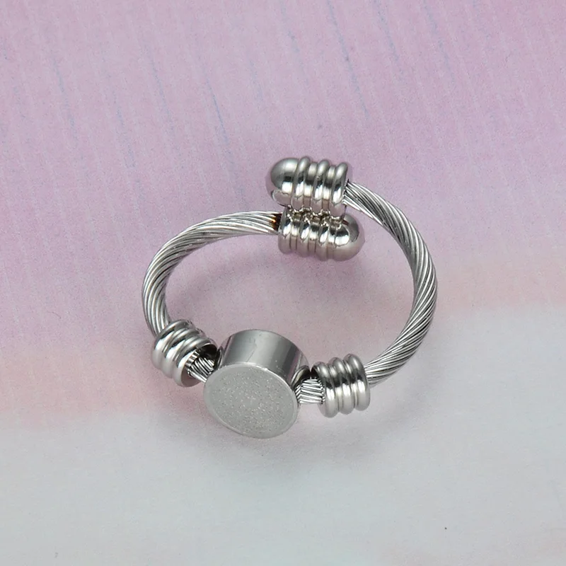 Христианский крест библейские проволочные кольца для молитвы серебряный цвет