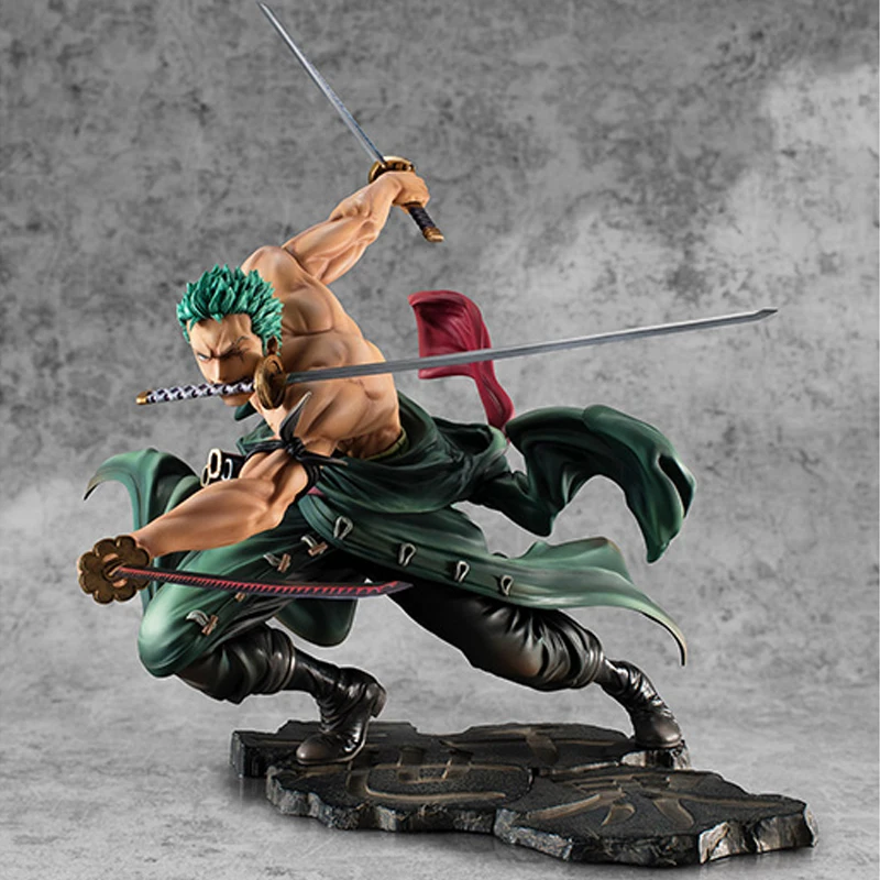 12-18cm Anime One Piece Roronoa Zoro Action Figure Battle Version Rengoku Onigiri PVC Model Doll Toys Decoration | Игрушки и хобби