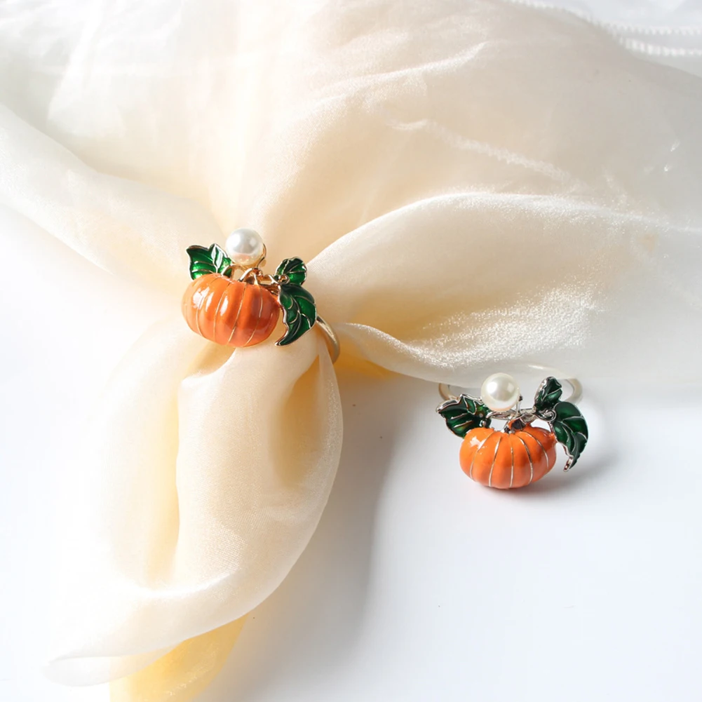 

Wedding and family gathering activities dinner, table tissue paper decoration pumpkin ring