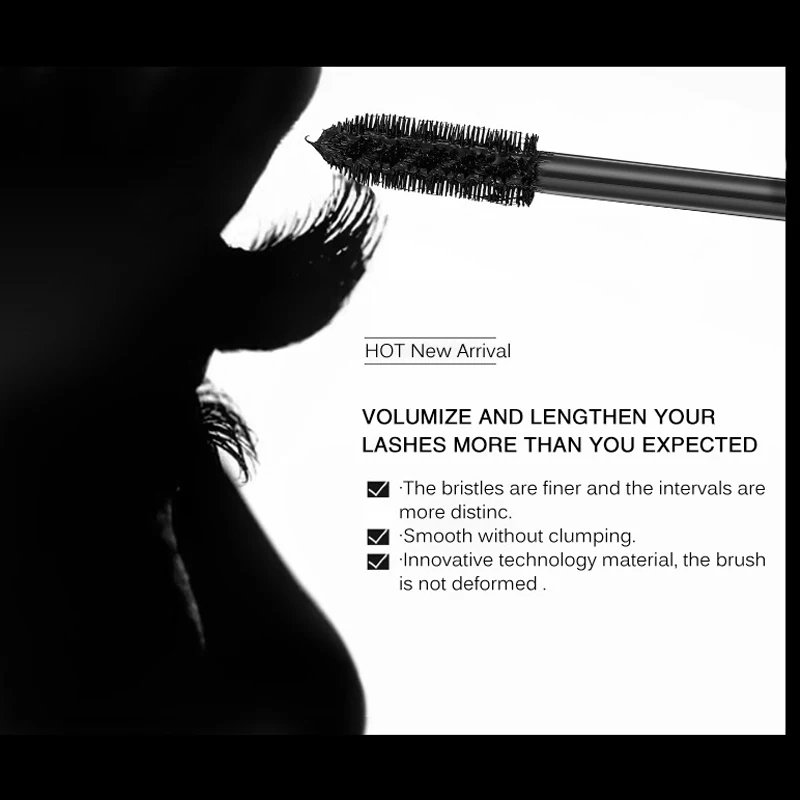 

4D Fluffy Volume Mascaras Waterproof Eyelash Extension Thick Long Makeup Tool