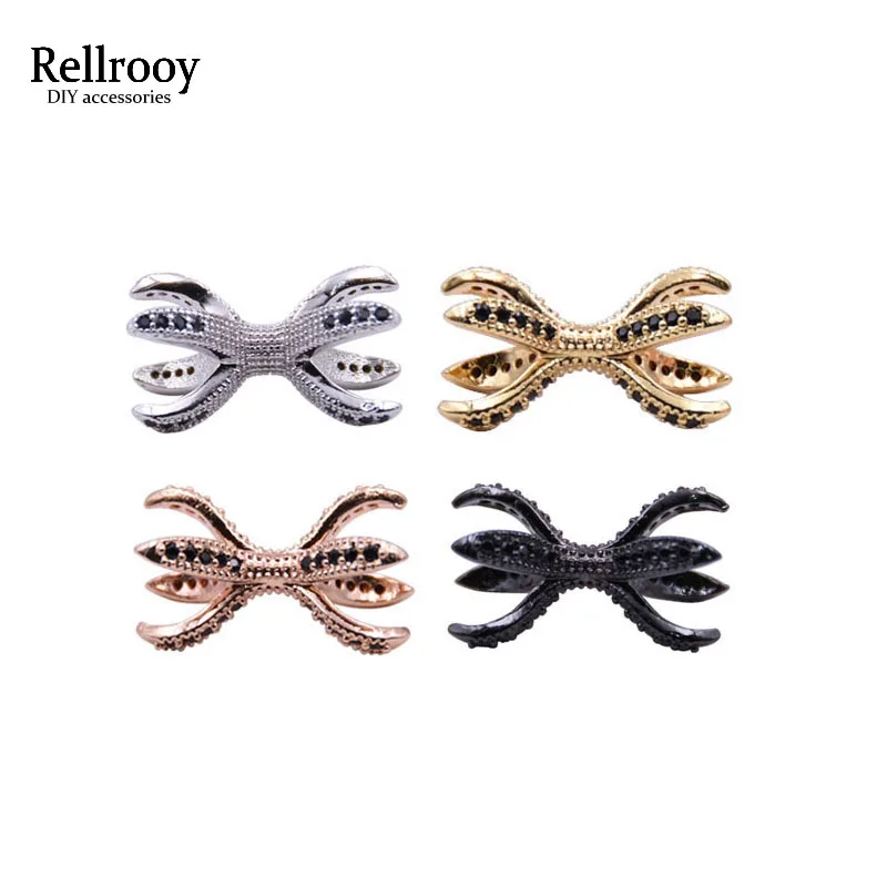 Кубический циркон цилиндр DIY ювелирные изделия браслет лучшее качество микро