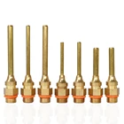 Высококачественная насадка для клеевого пистолета, чистая медь, тонкий наконечник, герметичная насадка, различные размеры, силиконовые аксессуары для пистолета, 1,0*40 мм