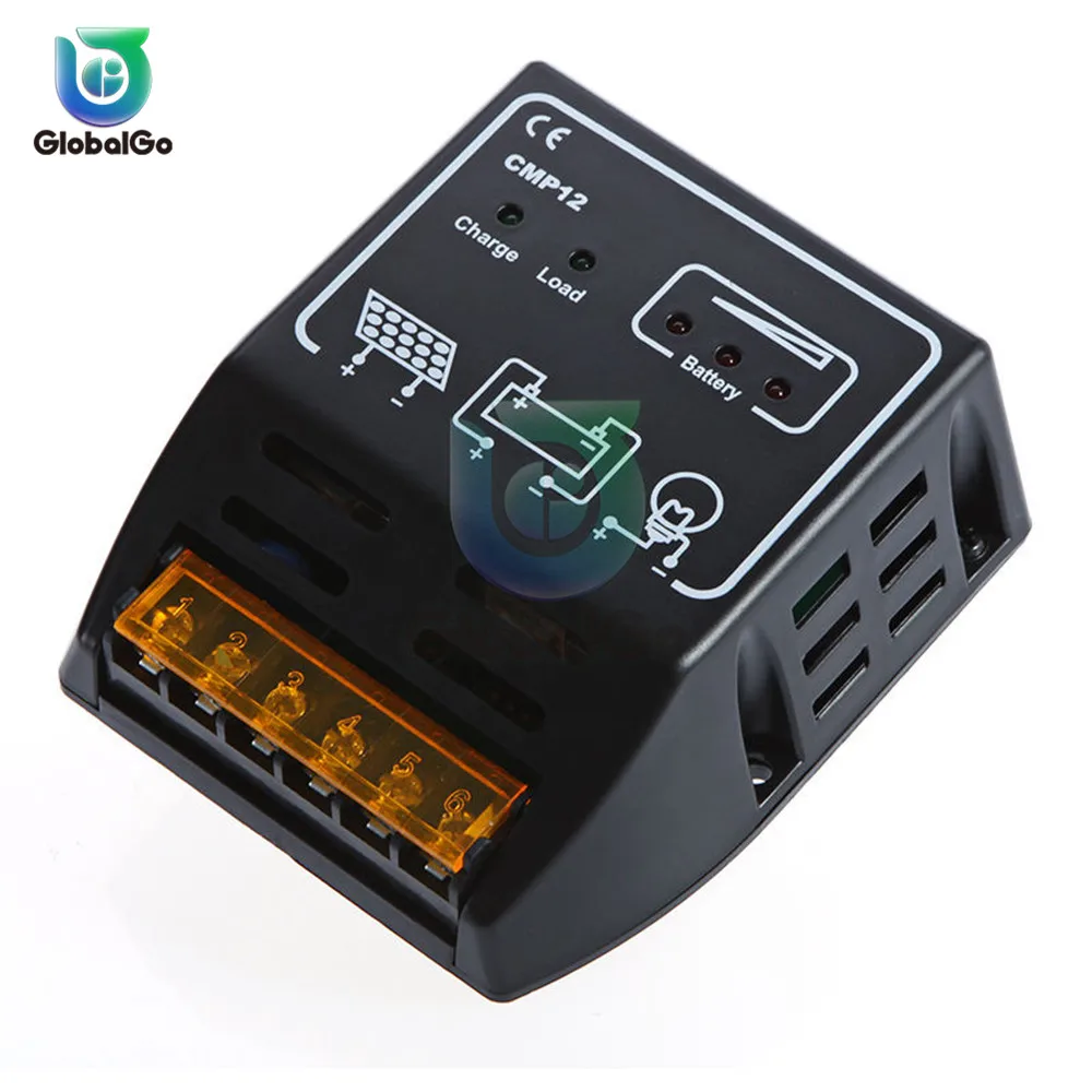 Автоматический контроллер заряда солнечной батареи 10 А 12 В 24 ШИМ контроллеры
