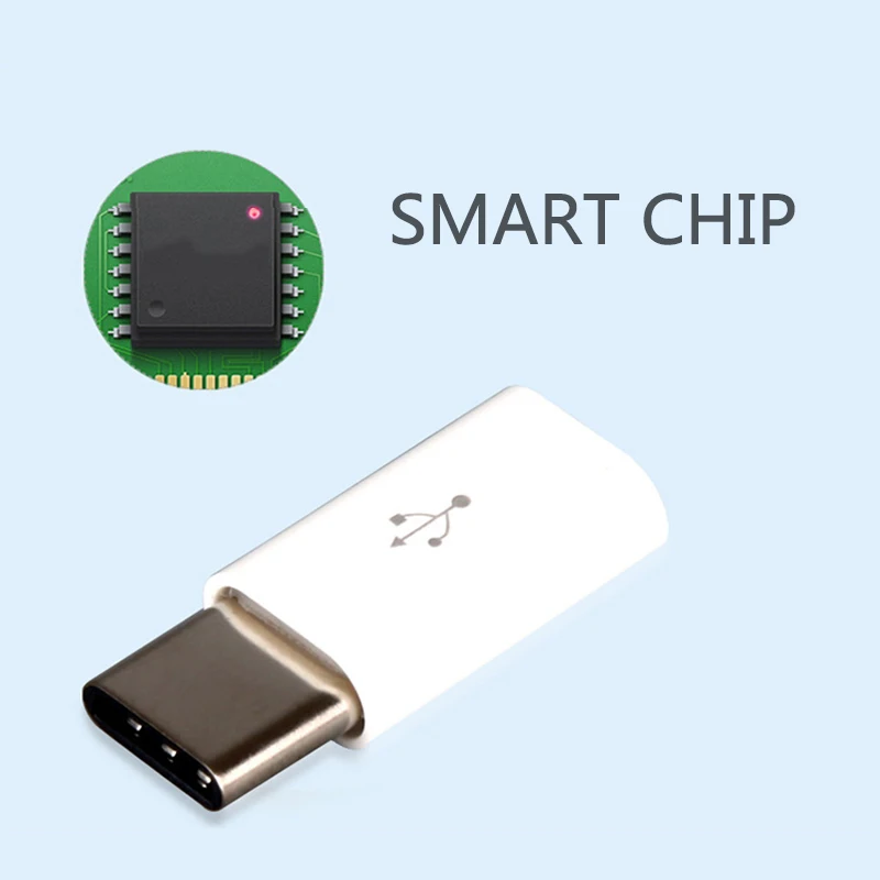 Адаптер с разъемом USB Type C на Micro Usb мини переходник OTG c для зарядки и передачи