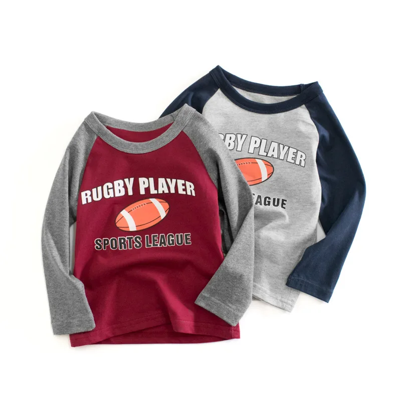 

Baby Boys Shirts 2021 New Boys Autumn Tops T shirts Kids Cartoon Tee Children t shirts for Boys Long Sleeve Boys Cotton Shirts