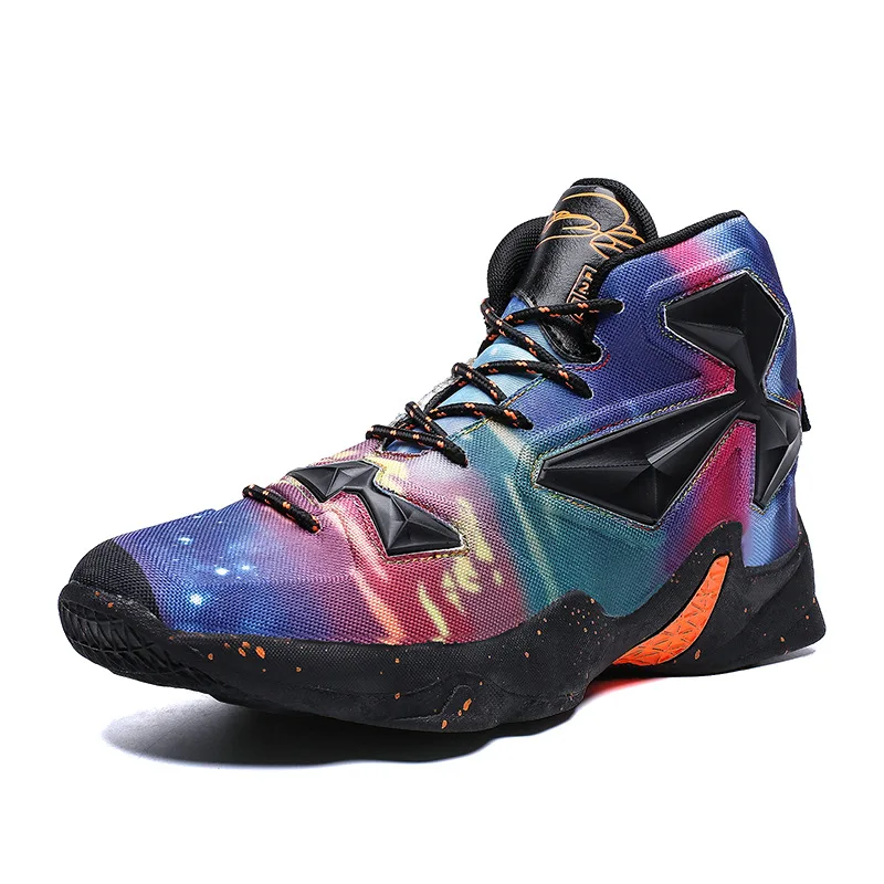 

New Brand Professional Basketball Shoes Men High-top Sport Cushioning Hombre Athletic Mens Shoes Comfortable Basketball Sneakers