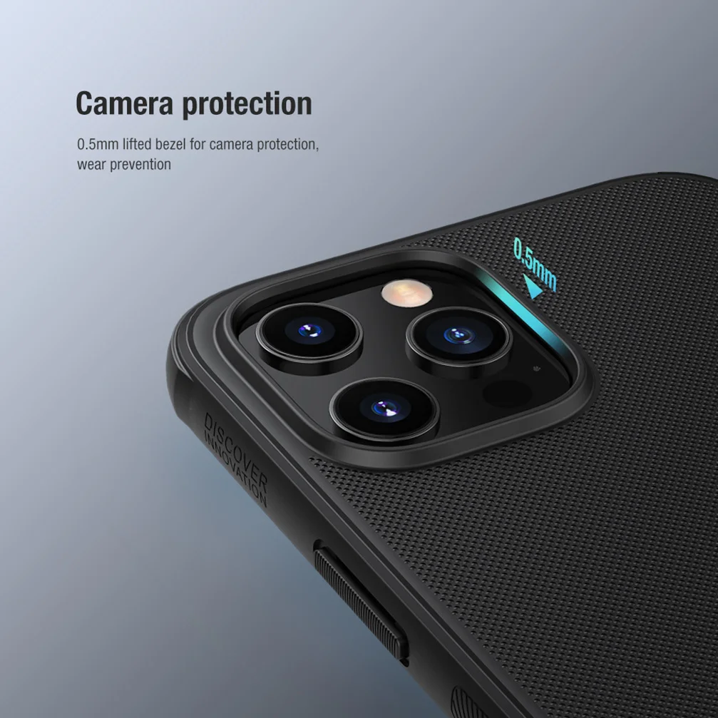 Чехол Nillkin для iiPhone 12 Pro /12 Max матовый защитный чехол с защитой от отпечатков