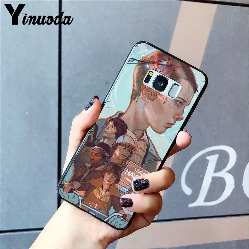 Yinuoda Рождественские огни должны оставаться, если странные вещи PhoneCase для samsung S10 Plus S10E S6 S7 S8 S9 Plus S10lite S5 M10 - Цвет: A3