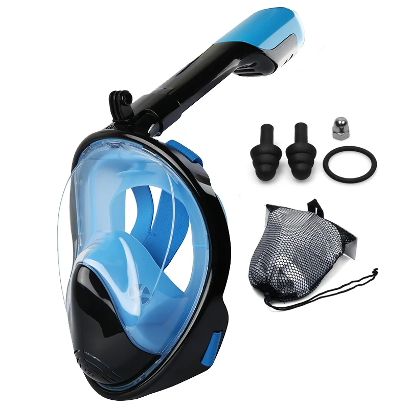 Складная Полнолицевая маска для дайвинга противотуманная подводного плавания