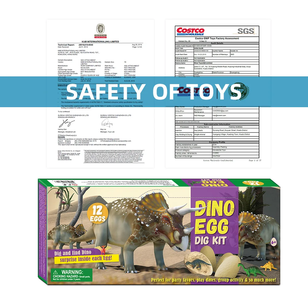 

1PCS Dig it up Dinosaur EggsDino Egg Toys STEM Learning Kids Activity Gift Party Favors for Kids Mystery Excavation Adventure