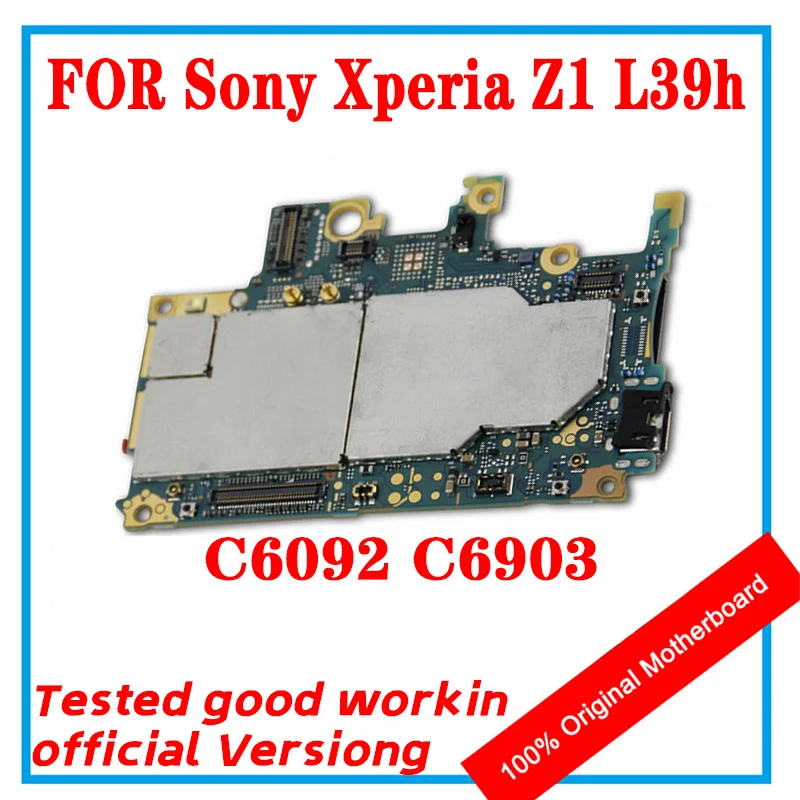 Хорошее качество 100% рабочая материнская плата для Sony Xperia Z1 L39H C6902 C6903 печатная