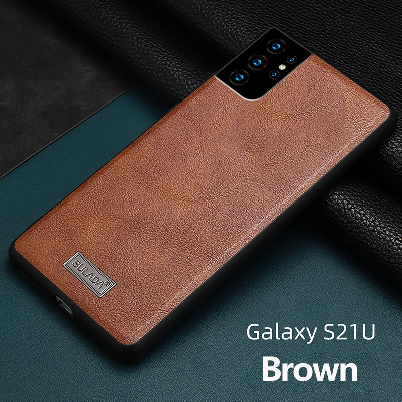 case for samsung galaxy s21 ultra 5g high quality luxury leather protective phone back cover for samsung s21 plus free global shipping