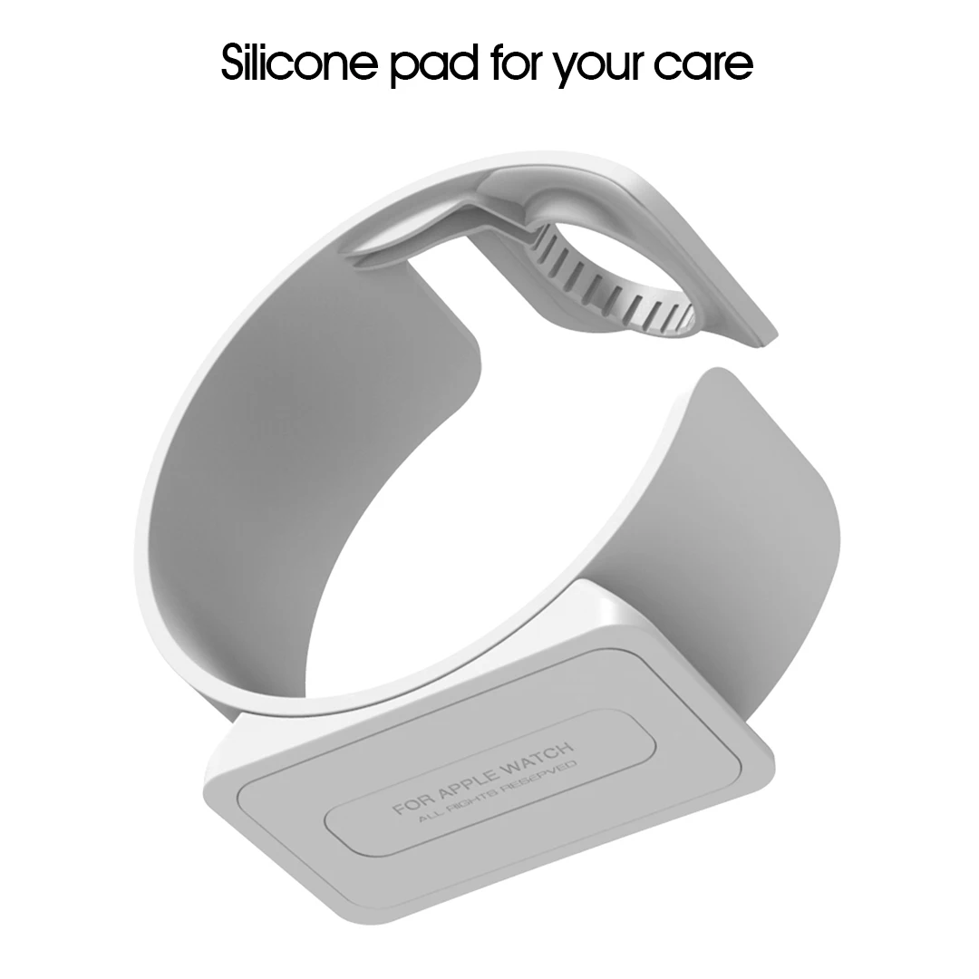 Мини зарядная подставка для Apple Watch док станция iWatch серии 1/2/3/4/5/6/SE настольный