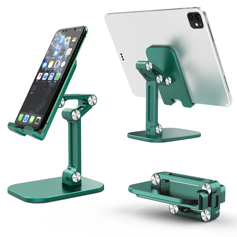 

Foldable Desktop Tablet Mobible Phone Holder Cradle Stand for iPhone iPad Height Angle Adjustable