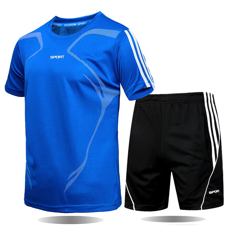 

Men Running Compression Sportswear Set Basketball Jersey Match Suit For Youngster Workout Elastic Tracksuit