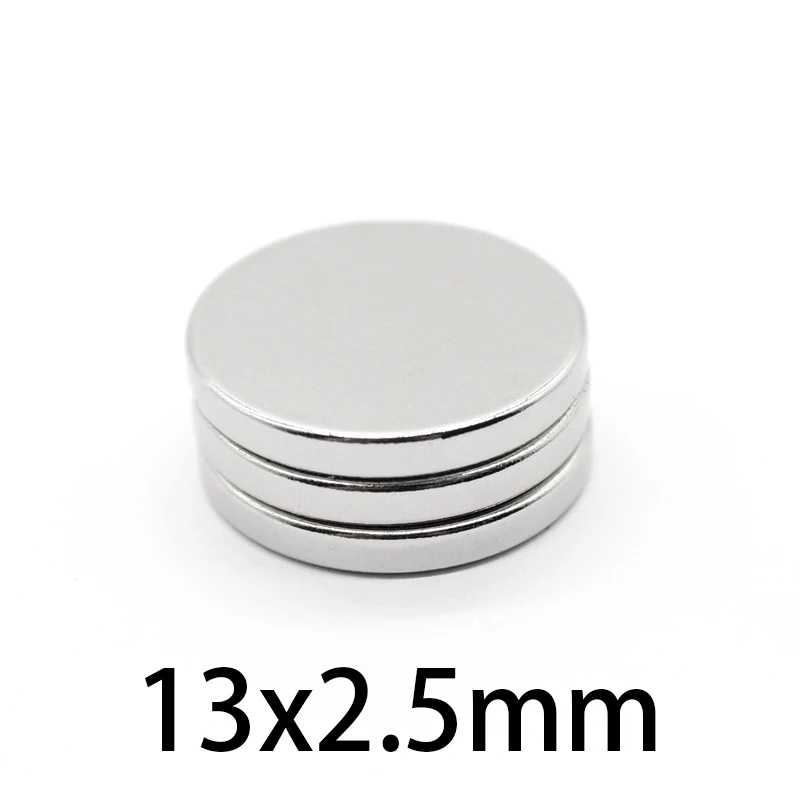 

10-300 шт. 13*2,5 мм круглый листовые магниты N35 Неодимовые Супер Сильные круг Мощный Редкоземельный Магнит micro неодим-железо-боровые 13x2.5mm
