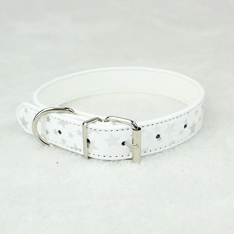 Новый ошейник из искусственной кожи для домашних животных популярная звезда