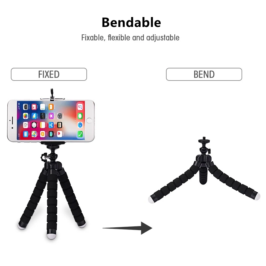 Гибкий мини штатив для селфи|Подставки и держатели| |