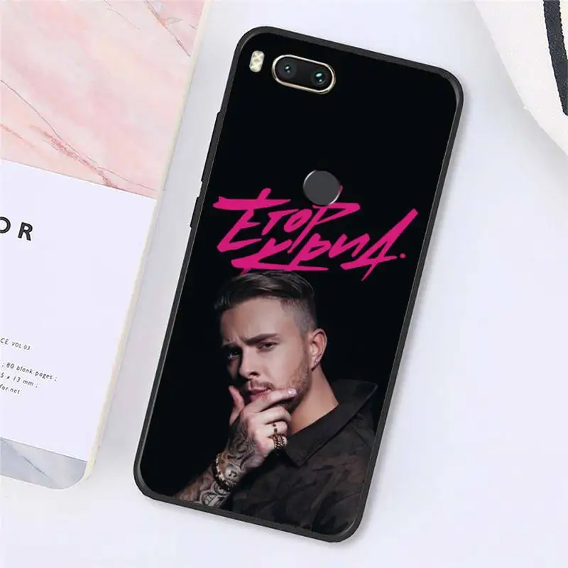 

Russian rapper singer Egor Kreed Phone Case For Xiaomi Redmi note 7 8 9 t max3 s 10 pro lite cover funda coque shell