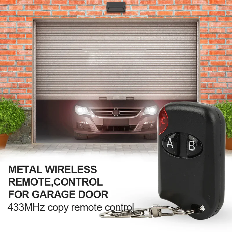 

433Mhz Remote Control Garage Gate Door Opener Remote Universal Garage Door Control Duplicator Clone Cloning Code Car Key