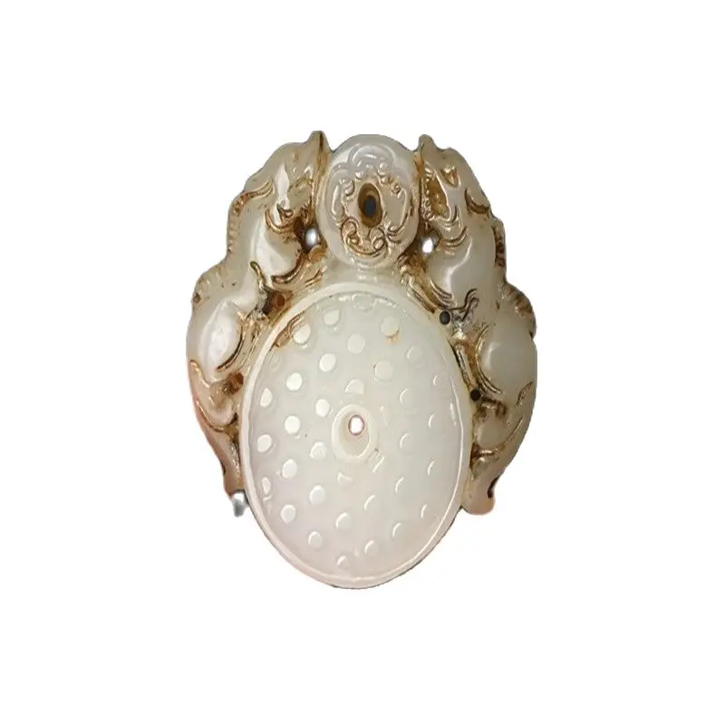 

Нефритовые изделия высокого древний нефритовый старый товар Двойной Кусок нефритовый кулон