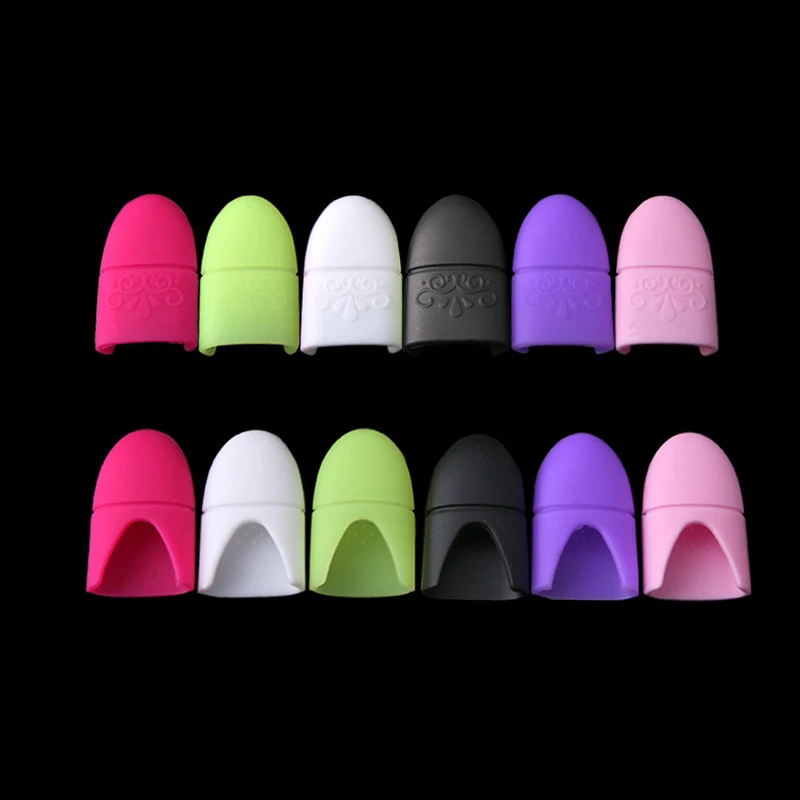 1 шт. инструмент для снятия лака ногтей Силиконовый эластичный зажим замачивания