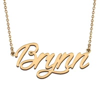 brynn custom name necklace customized pendant choker personalized jewelry gift for women girls friend christmas present
