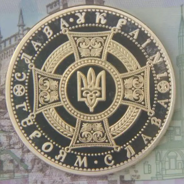 Украинские герои 40 мм не умирают евромейдан Киев сувенирная монета медаль | Дом и