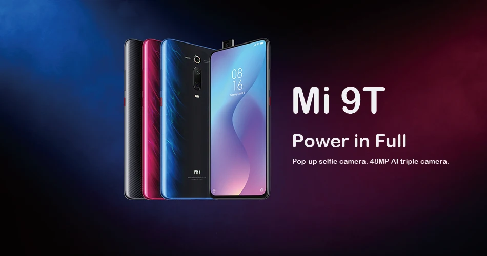 Глобальная версия Xiaomi Mi 9T 6 ГБ ОЗУ 64 Гб ПЗУ Xiaomi Mi ПЗУ Snapdagon 730 Octa 6,39 дюйма 4000 мАч AMOLED дисплей 48MP Al Тройная камера