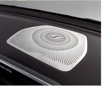 new car audio speaker dashboard loudspeaker cover stickers trim accessories for mercedes benz w205 glc c class c180 c200 glc300