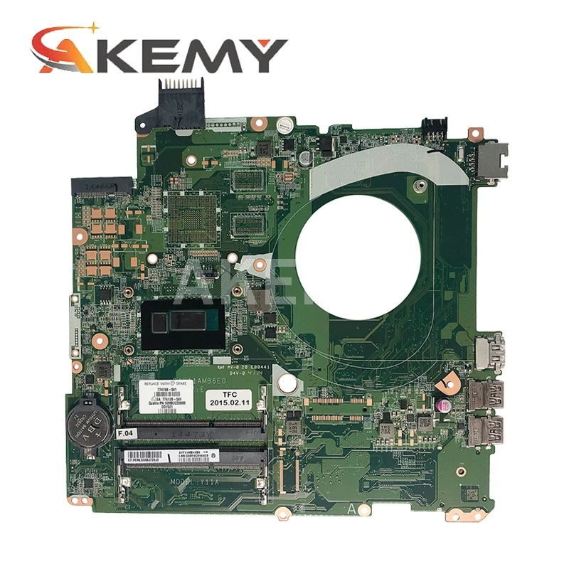 DAY11AMB6E0 для HP павильон 15-P I7-4510U материнская плата ноутбука SR1EB DDR3 | Компьютеры и офис
