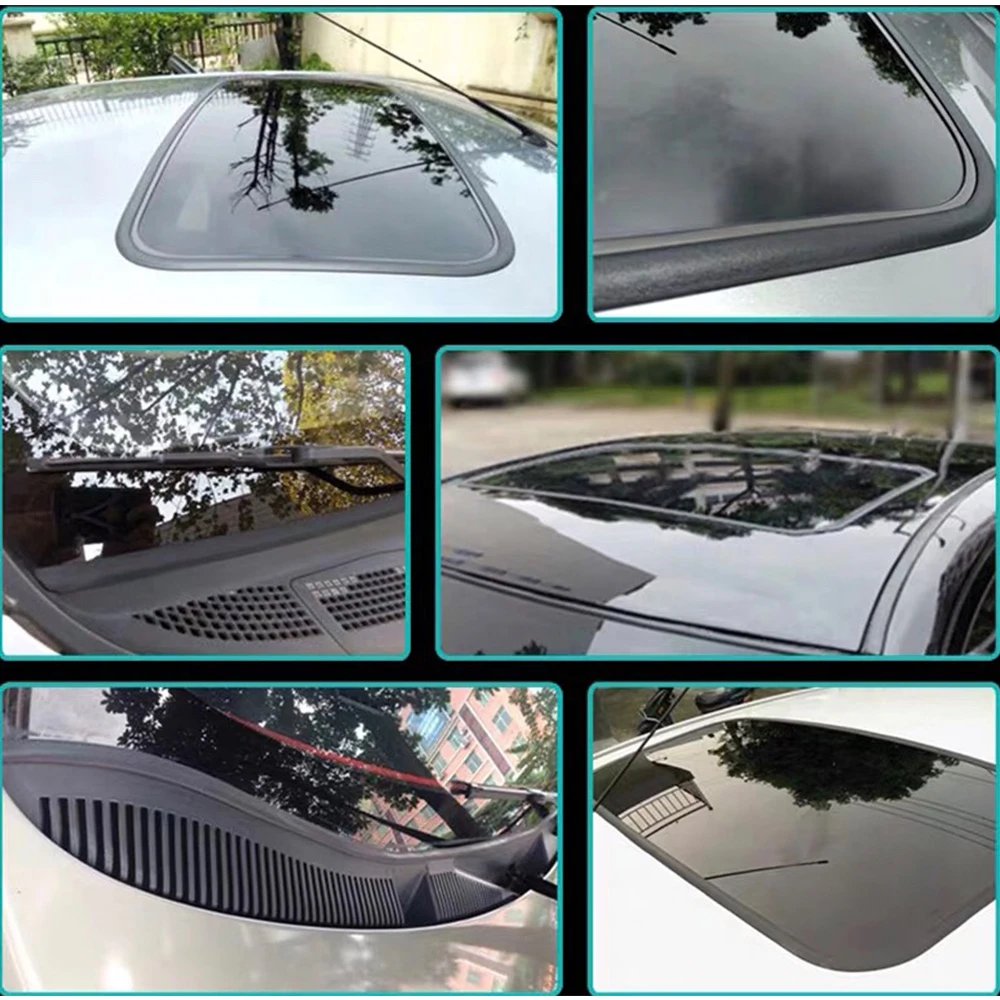 Car window sealing strip soundproof front and rear windshield roof water-proof rubber rainproof sunroof seal strips | Автомобили и