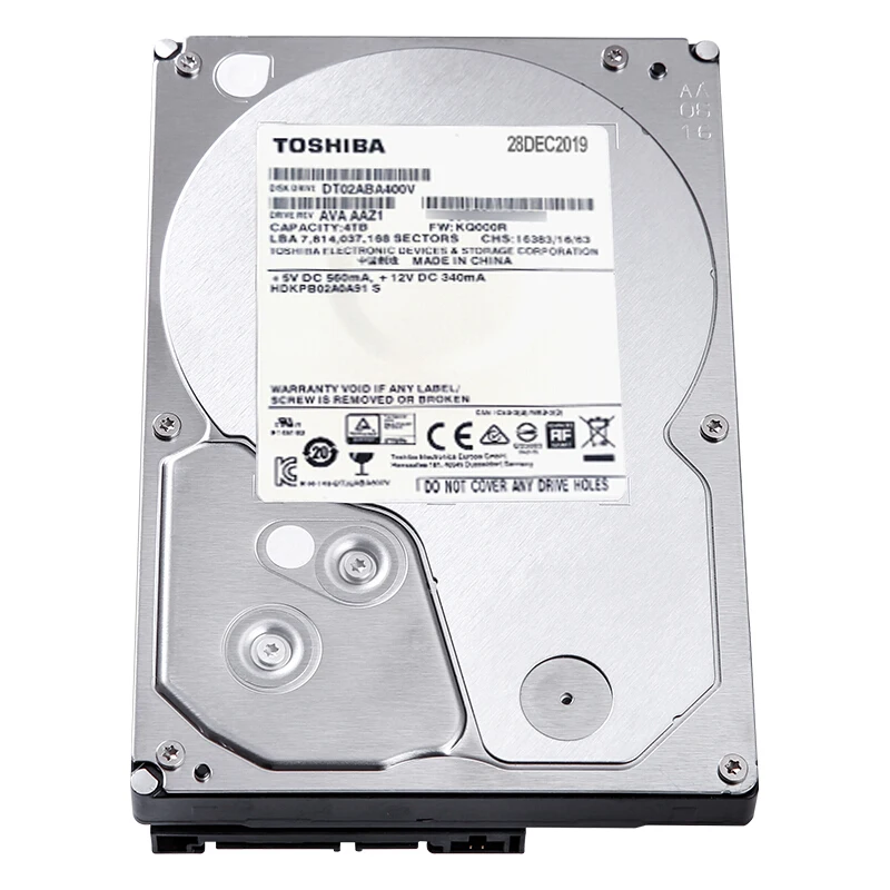 TOSHIBA HDD наблюдения 500 г 1 ТБ 2 3 4 8 жесткий диск 5 дюйма DVR NVR CCTV монитор HD Внутренний SATA