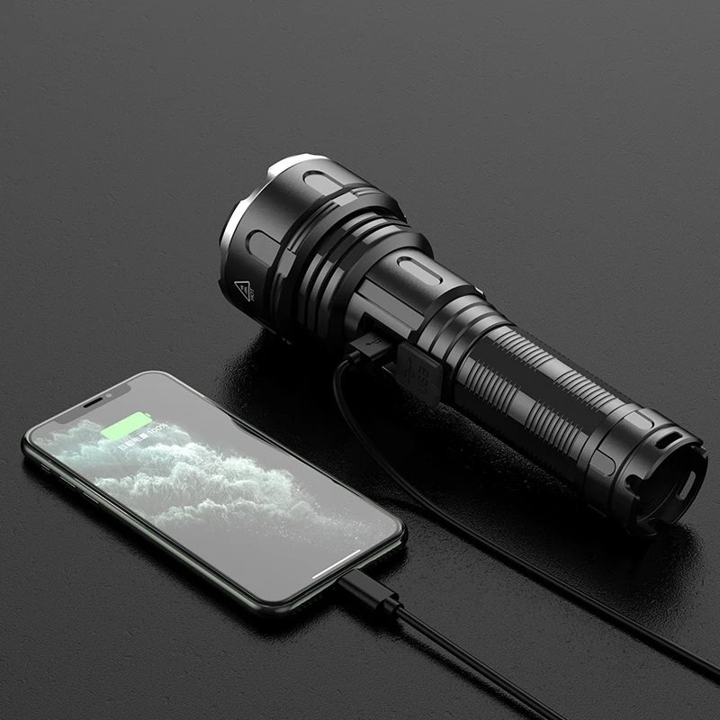 2022 SupFire R3 xhp90 36W Powerful flashlight With USB Chargeable 5 Modes Lantern Best For Camping Fishing LED Torch | Освещение