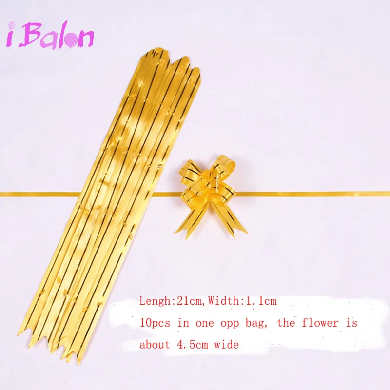 Подарочная упаковка ленты с бантом 100 шт./лот для упаковки подарков товары