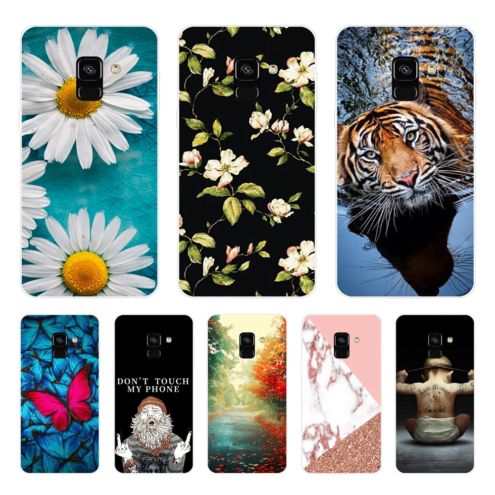 Чехол для телефона Samsung Galaxy A8 2018 A530 Plus A730 мягкий силиконовый чехол из ТПУ 8A A 8 чехлы