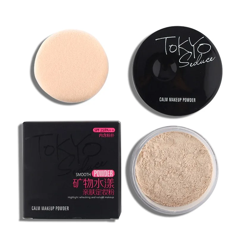 Водостойкая косметическая отделка лица установка с слоеной рассыпчатая пудра