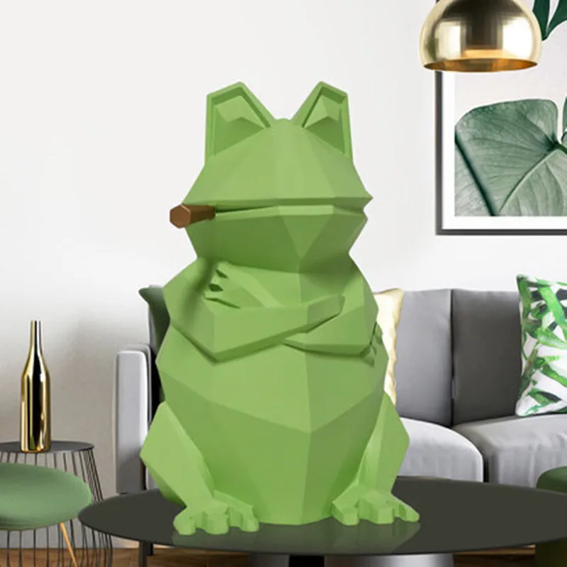 

Nordic Modern Creative Frog Home Living Room Wine Cabinet TV Cabinet Office Desktop Decor Housewarming Gift Display M2357